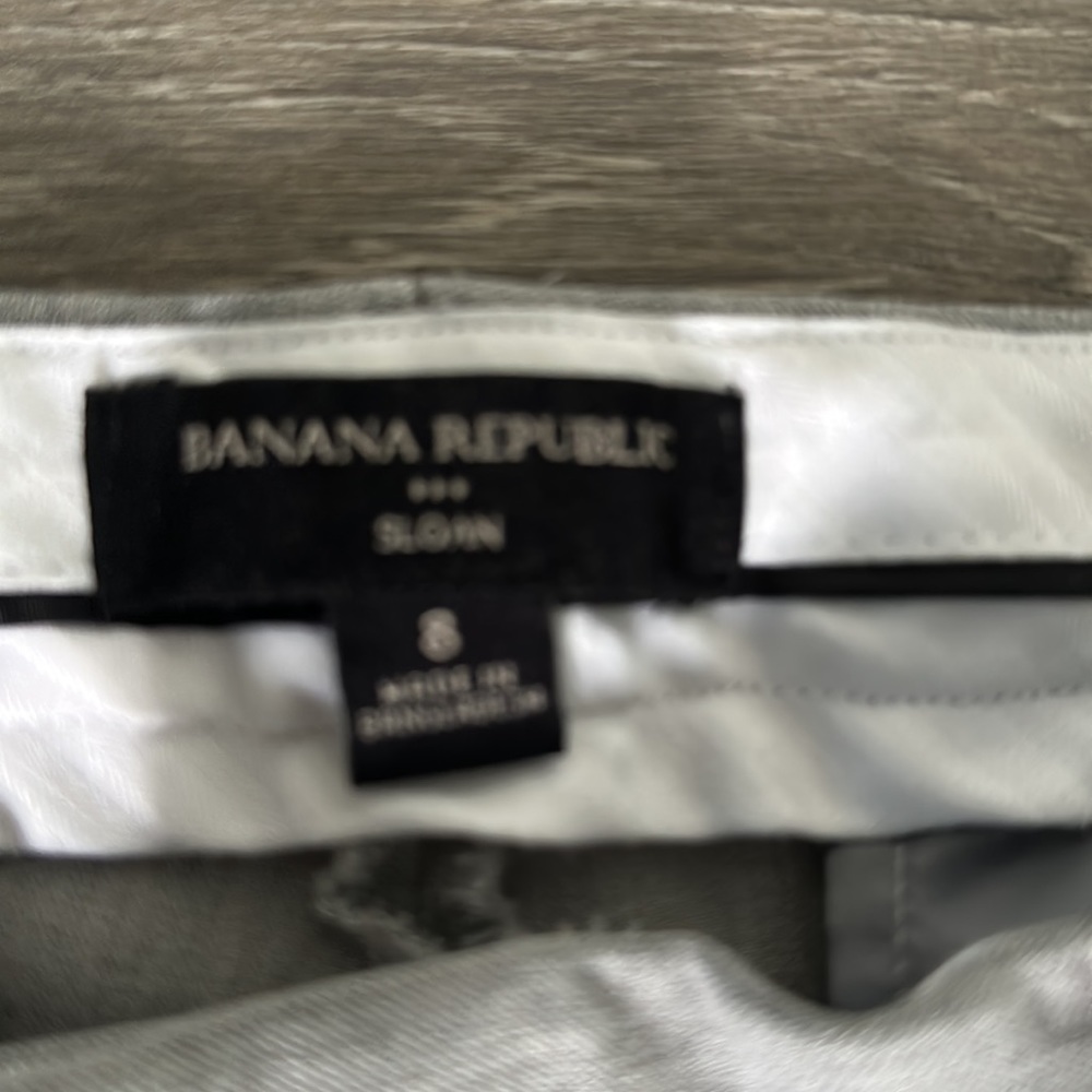Grey Ankle Pants - Picture 2 of 3